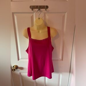 Cato Shiny Pink Lace Tank Top
